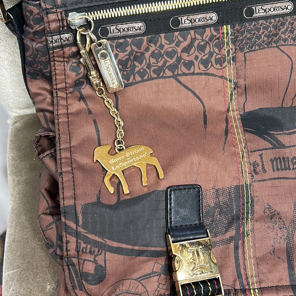 L.A.M.B. Gwen Stefani LeSportSac Y2K Vintage retired school large messenger bag - Picture 12 of 17